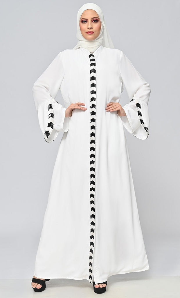 Buy Islamic Sequins Detailing Abaya - EastEssence.com