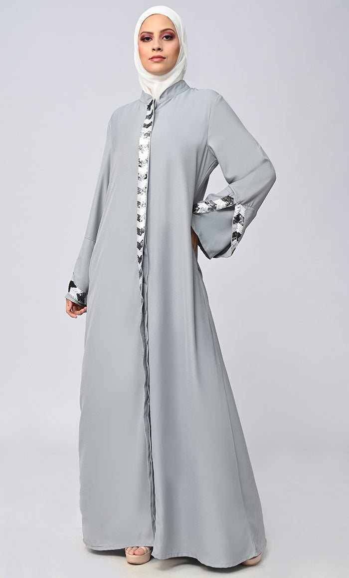 Buy Islamic Sequins Detailing Abaya - EastEssence.com