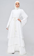 Buy Islamic Tiered Detailing Abaya