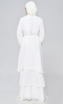 Buy Islamic Tiered Detailing Abaya