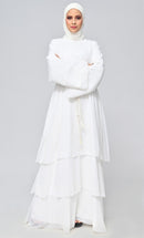 Buy Islamic Tiered Detailing Abaya