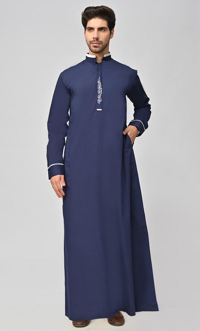 Jubba With Pockets-Navy