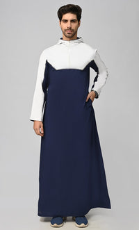 Buy Mens Islamic Contrasted Thobe