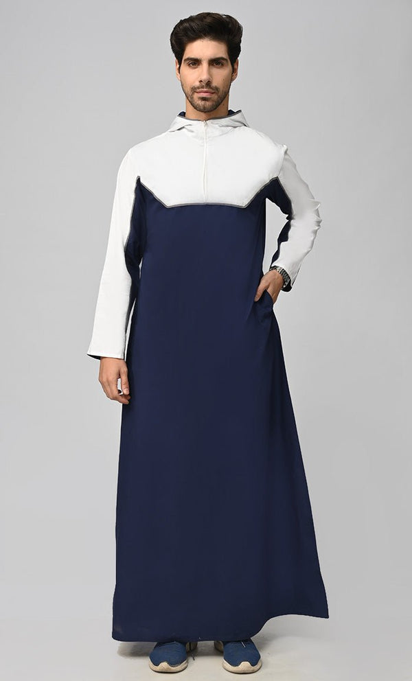 Buy Mens Islamic Contrasted Thobe