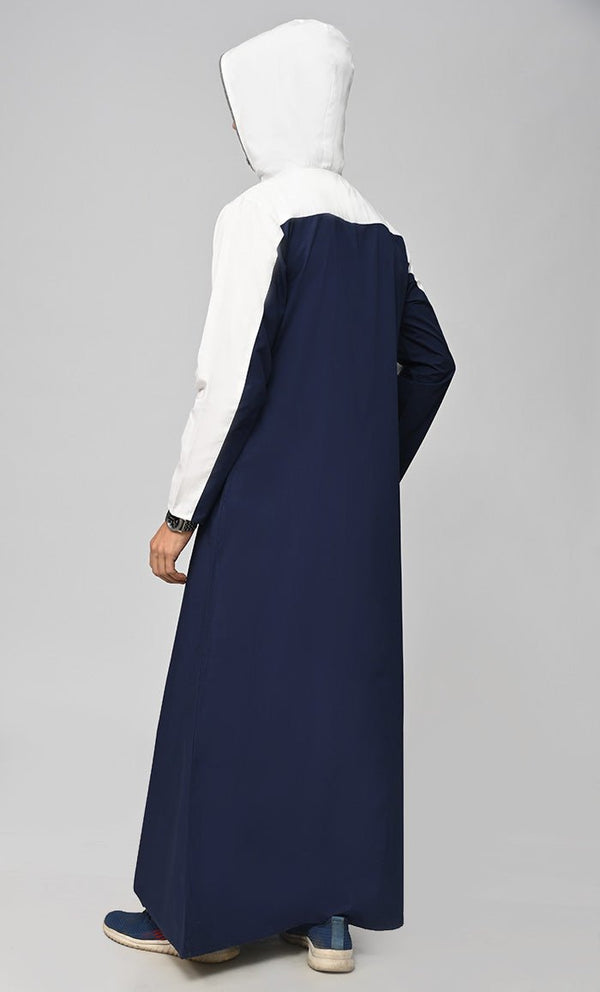 Buy Mens Islamic Contrasted Thobe