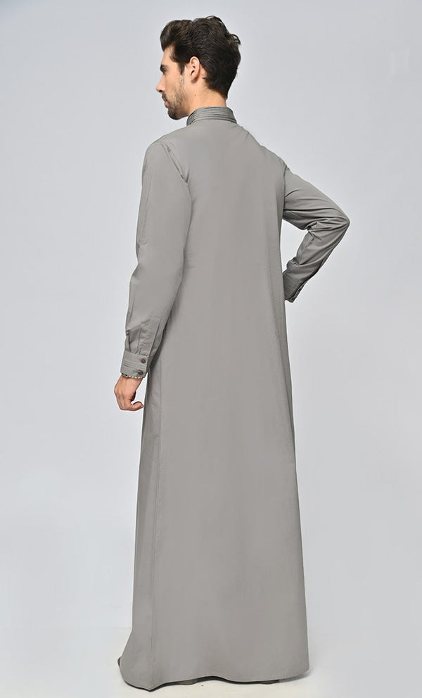 Buy Mens Islamic Formal Thobe/Jubba With Pockets