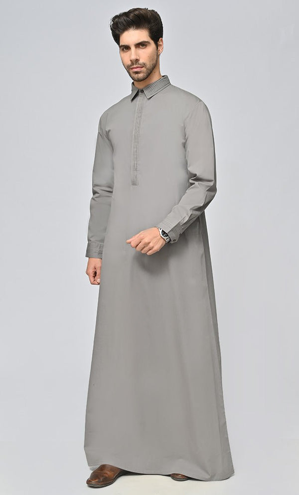 Buy Mens Islamic Formal Thobe/Jubba With Pockets