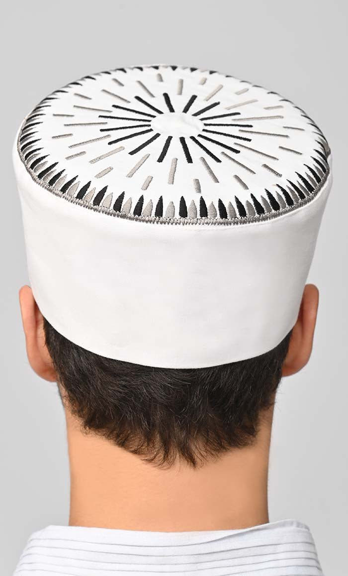 Kufi Zulfiqar en coton mercerisé