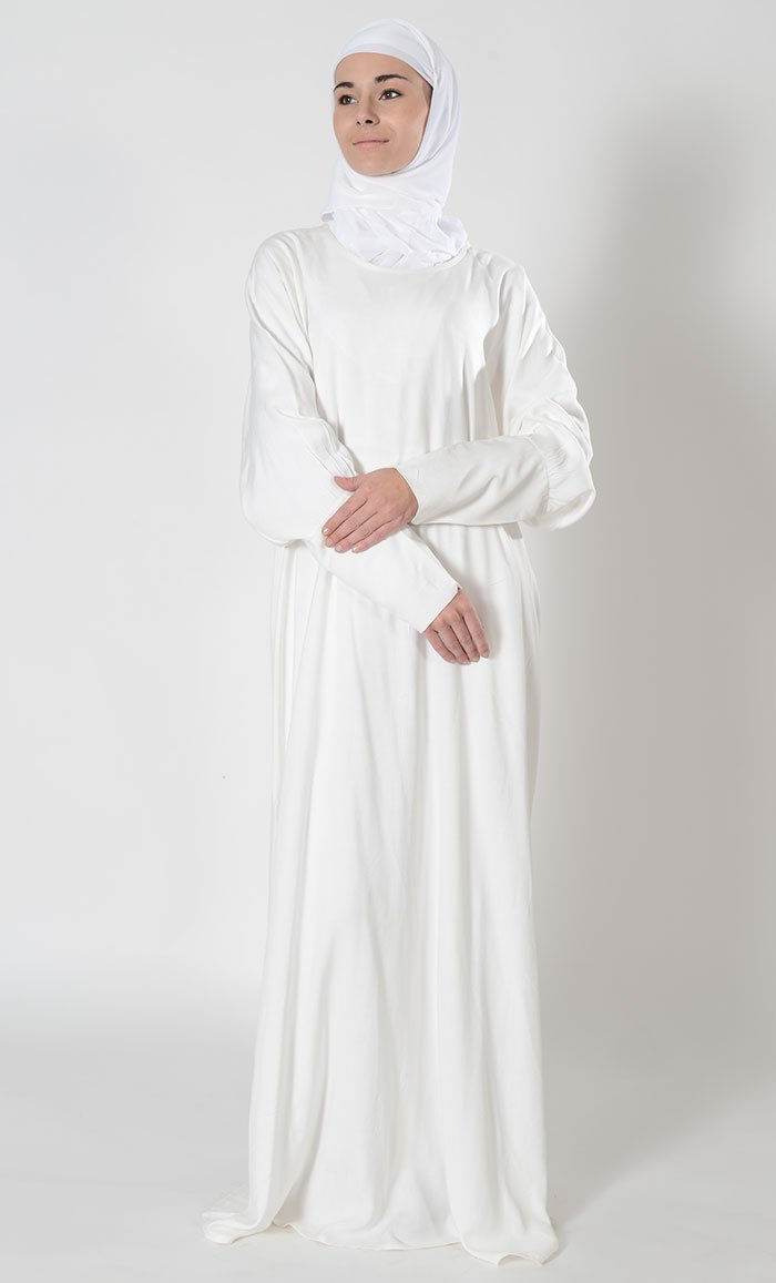 Batwing Sleeves Hajj Abaya Dress