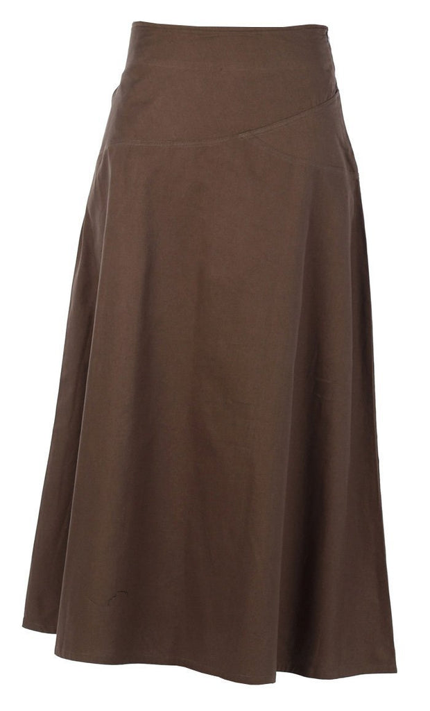 Casual Wear Flared Maxi Skirt - EastEssence.com