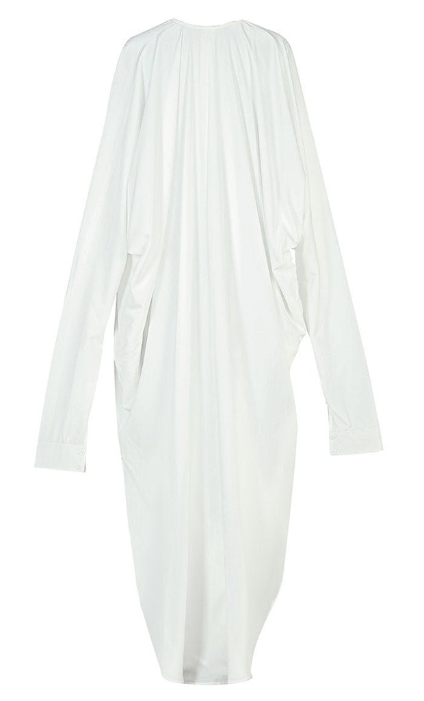 Classic Comfortable Hidden Button Down Hajj / Umrah Abaya - EastEssence.com
