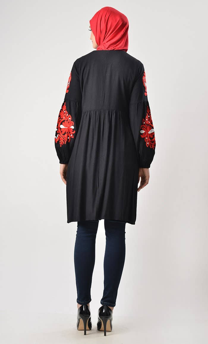 Classic Heavy Embroidered Tunic - EastEssence.com