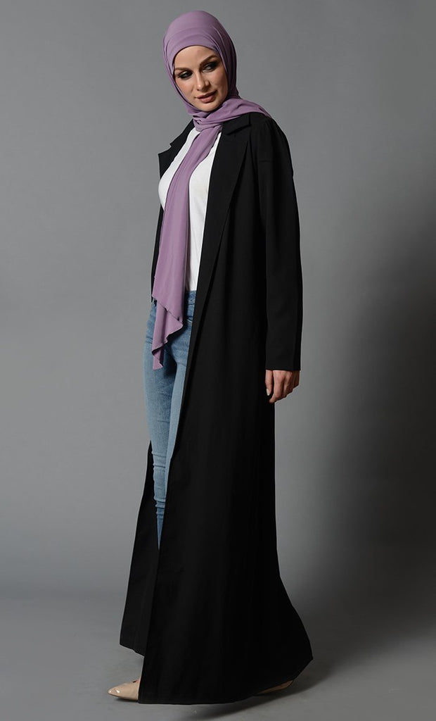 Coat Collar Black Shrug - EastEssence.com