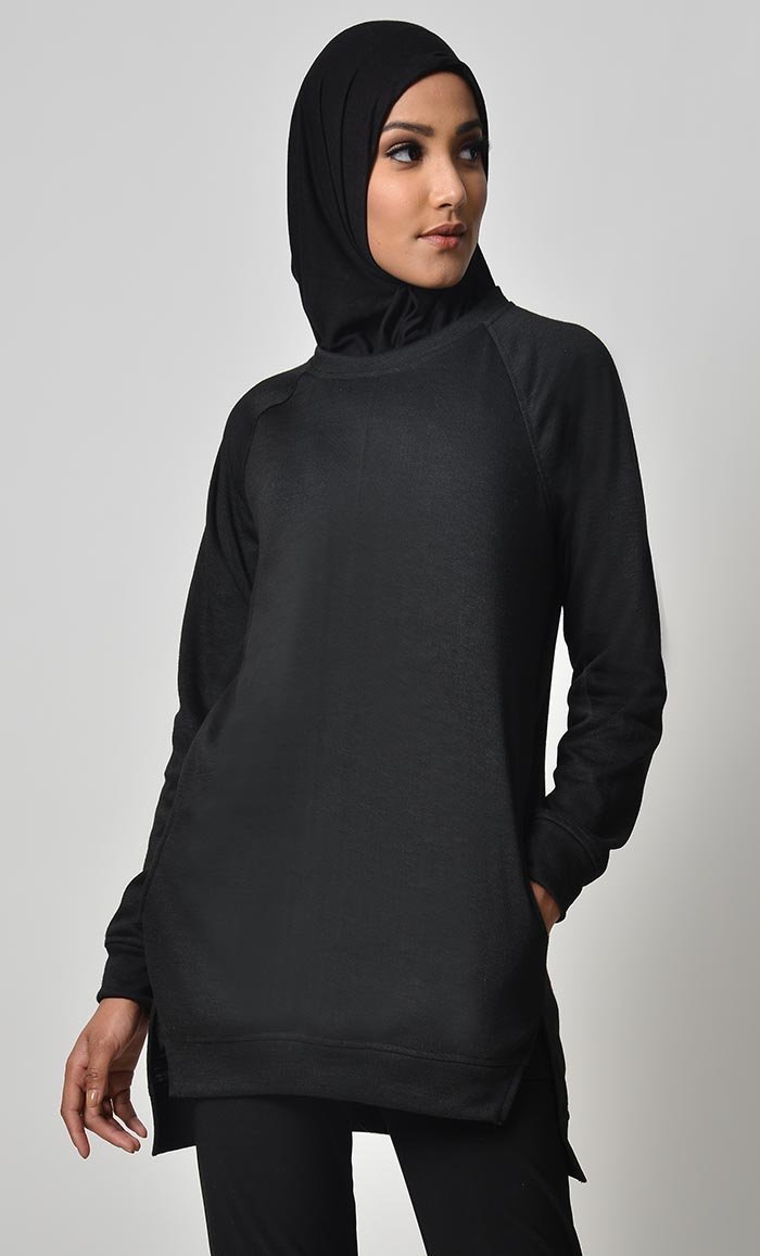 Color of Fall Designed Hoodie- Black - EastEssence.com