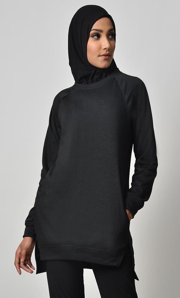 Color of Fall Designed Hoodie- Black - EastEssence.com