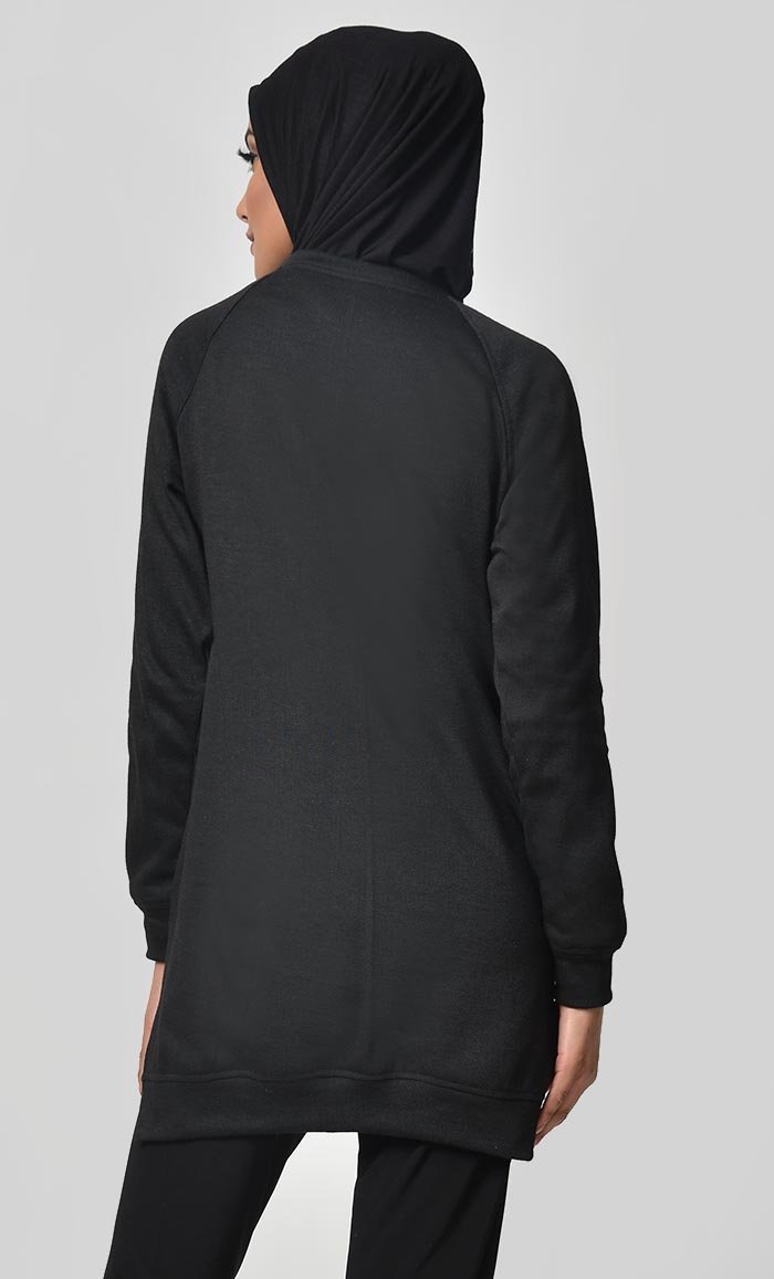 Color of Fall Designed Hoodie- Black - EastEssence.com