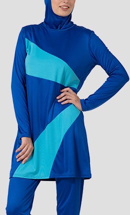 Color Pop Burkini Modest Swimsuit - EastEssence.com