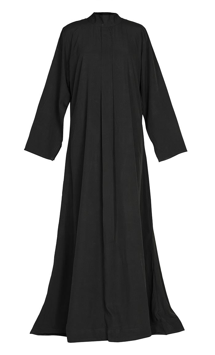 Comfy Everyday Wear Grey Contrasted Double Layer Bisht