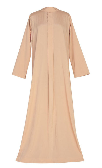 Comfy Everyday Wear Yellow Contrasted Double Layer Bisht