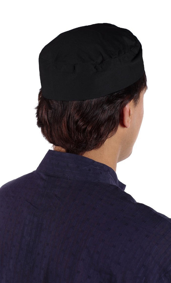 Cotton Black Kufi - EastEssence.com