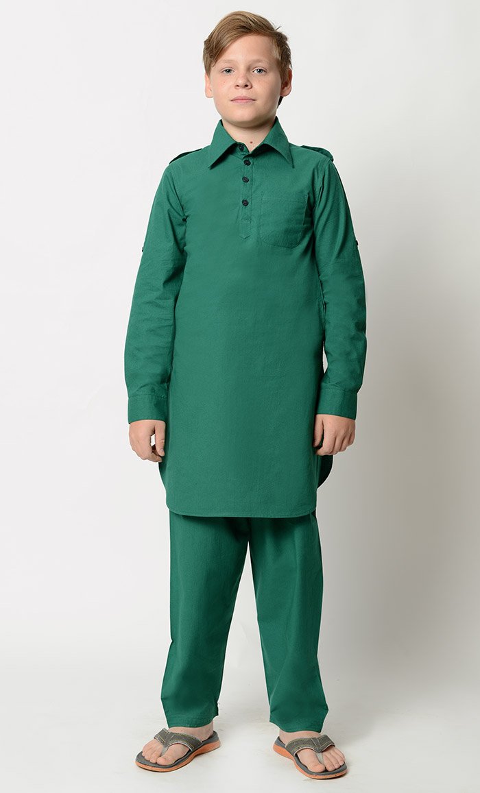 Cotton kurta pajama set – EastEssence.com