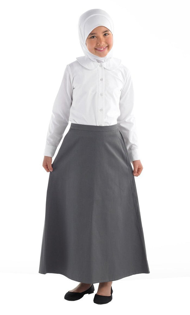 Cotton Twill Uniform Skirt- Women's Size - EastEssence.com