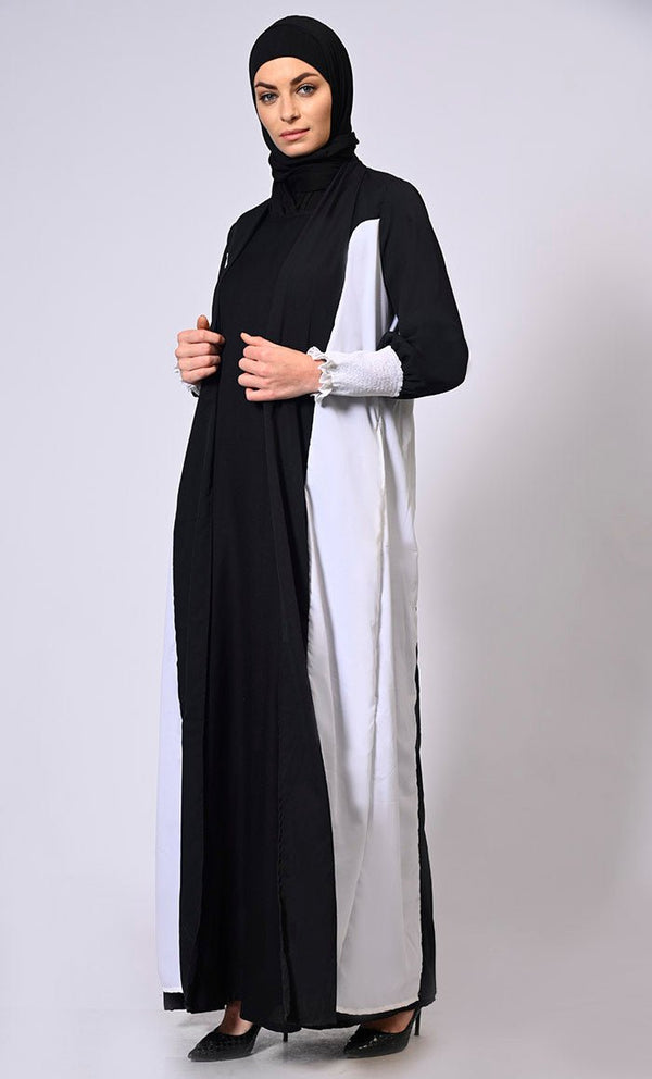 Princess Cut Front Open White Shrug