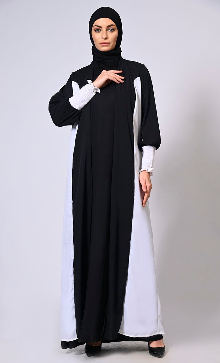 Princess Cut Front Open White Shrug