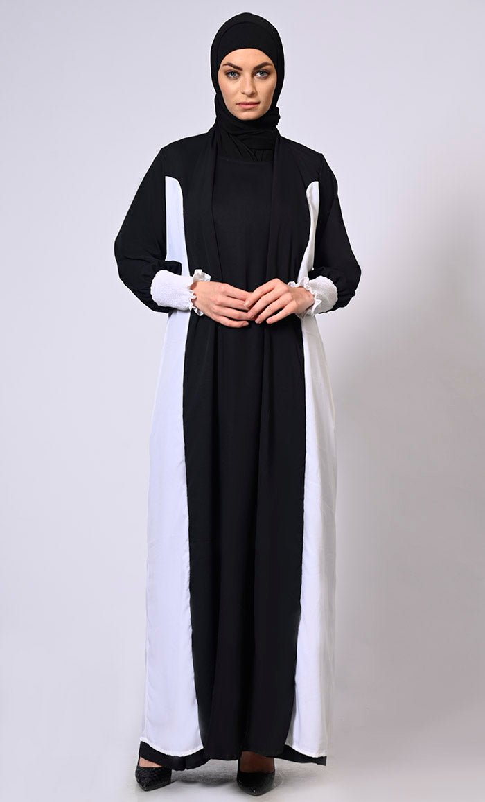 Princess Cut Front Open White Shrug