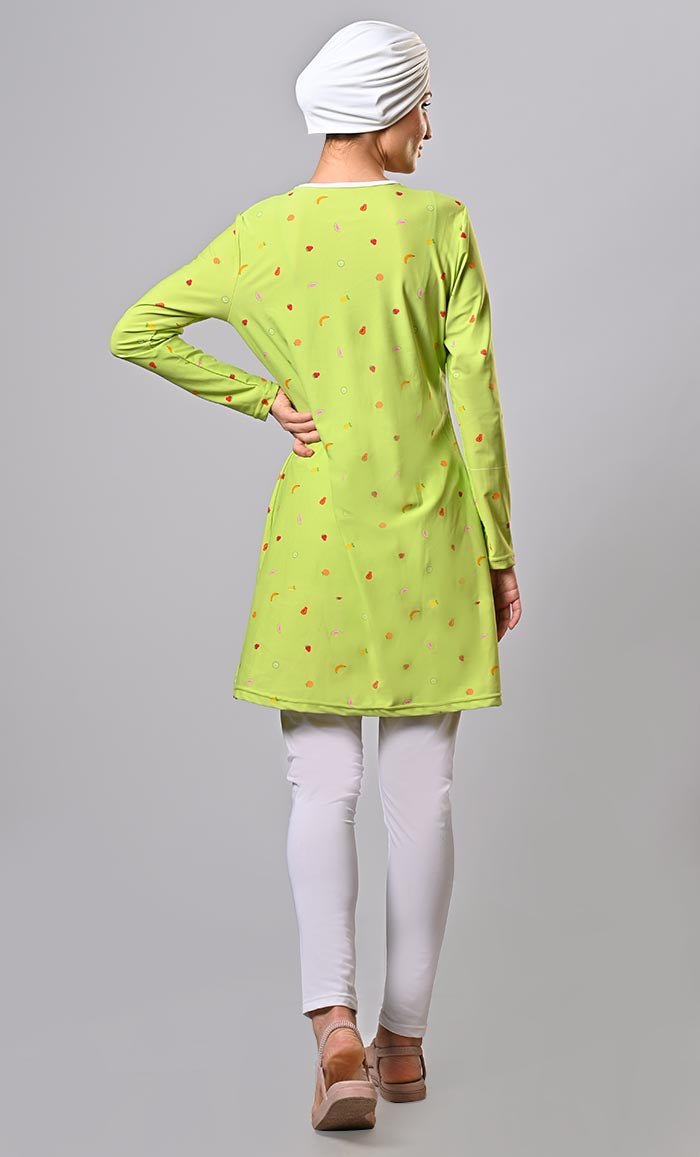 Electric Paradise: Bold And Colorful Printed Swimwear For Poolside Glam (3Pc Set) - EastEssence.com