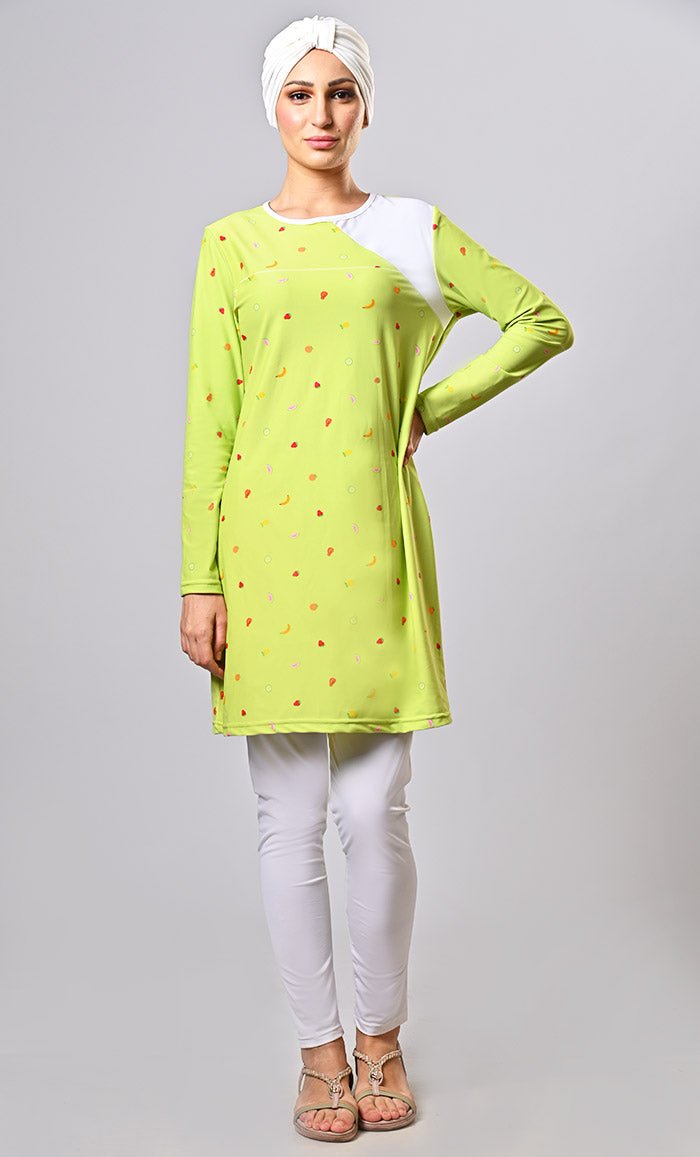 Electric Paradise: Bold And Colorful Printed Swimwear For Poolside Glam (3Pc Set) - EastEssence.com