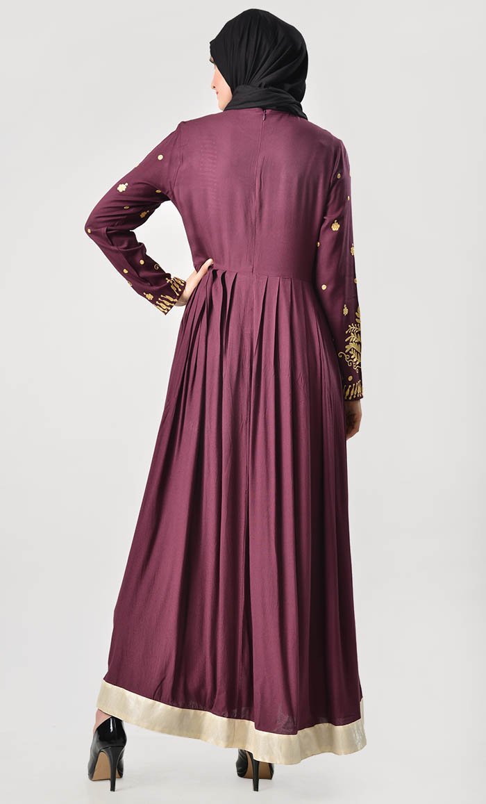 Elegance First Embroidered Abaya - EastEssence.com