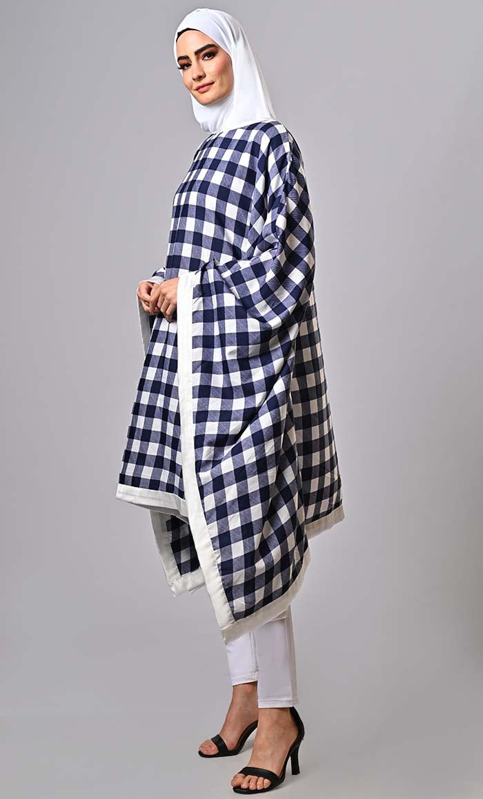 Embrace The Breezy Glamour Of Our Modest Kaftan-Inspired Tunic - EastEssence.com