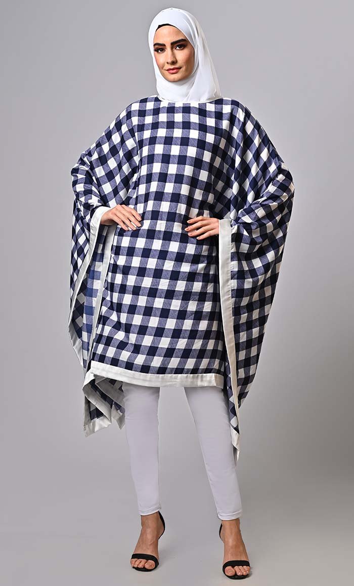 Embrace The Breezy Glamour Of Our Modest Kaftan-Inspired Tunic - EastEssence.com