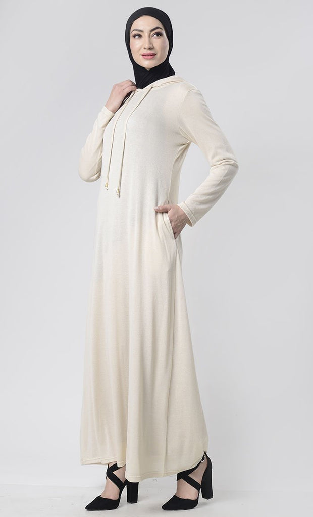 Everyday Casual Wear Abaya With Pockets - EastEssence.com