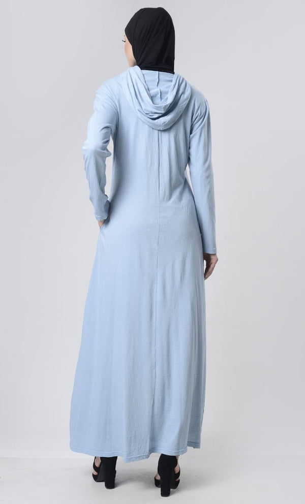 Everyday Casual Wear Abaya With Pockets - EastEssence.com