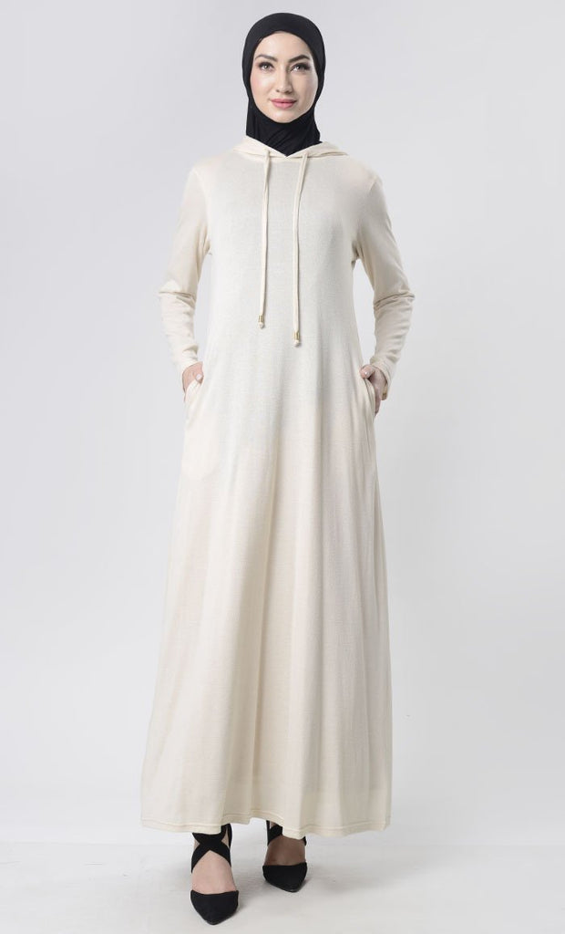 Everyday Casual Wear Abaya With Pockets - EastEssence.com