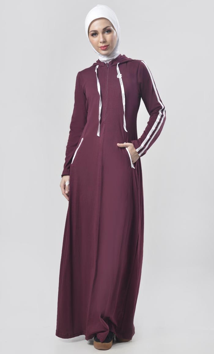 Everyday Jersey Sportswear Abaya Dress - EastEssence.com