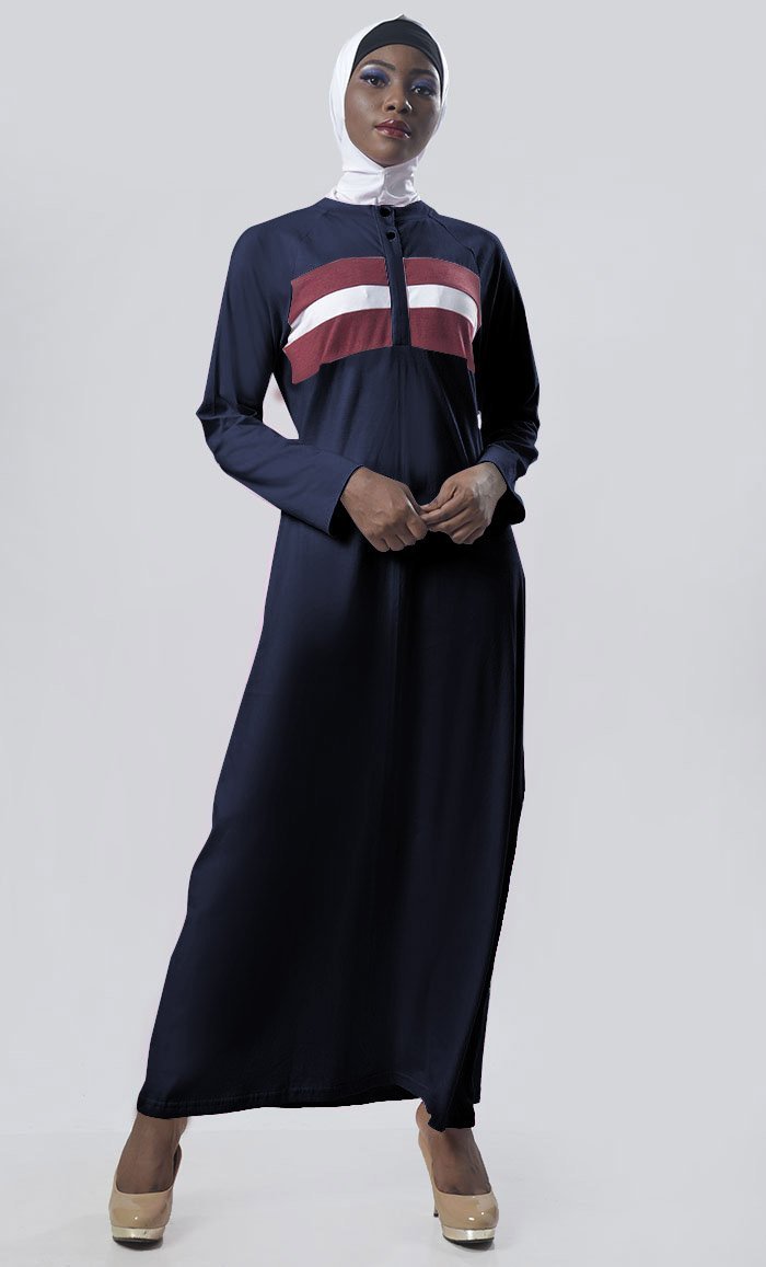 Everyday Jersey Sportswear Abaya Dress - EastEssence.com