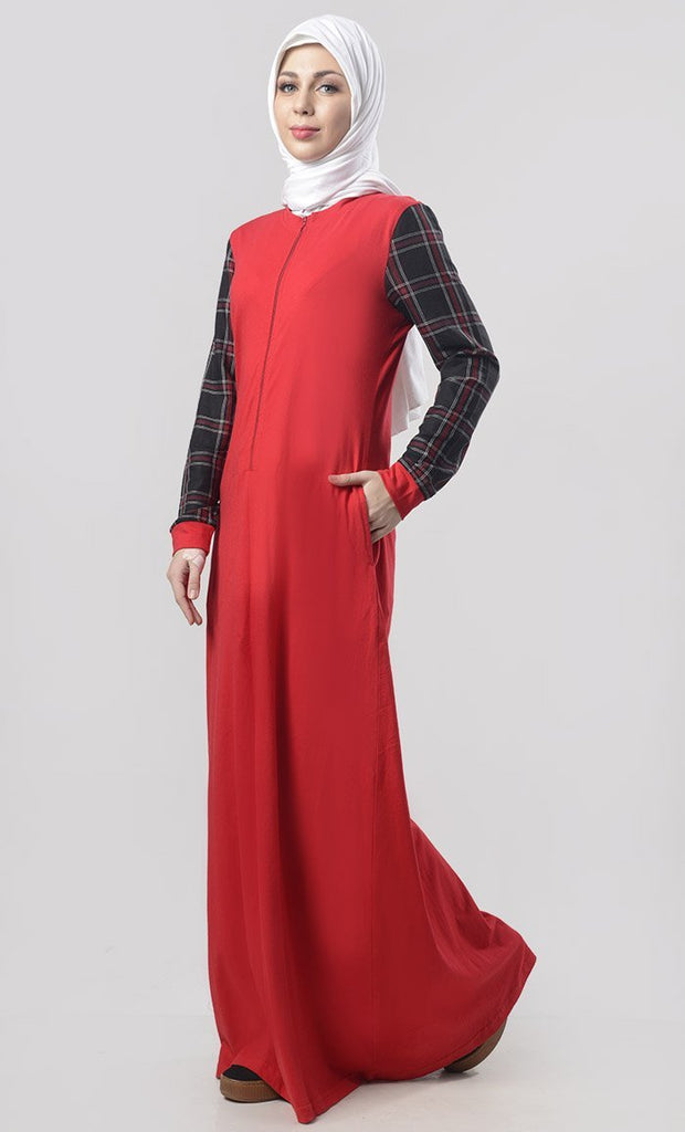 Everyday Jersey Sportswear Abaya Dress - EastEssence.com
