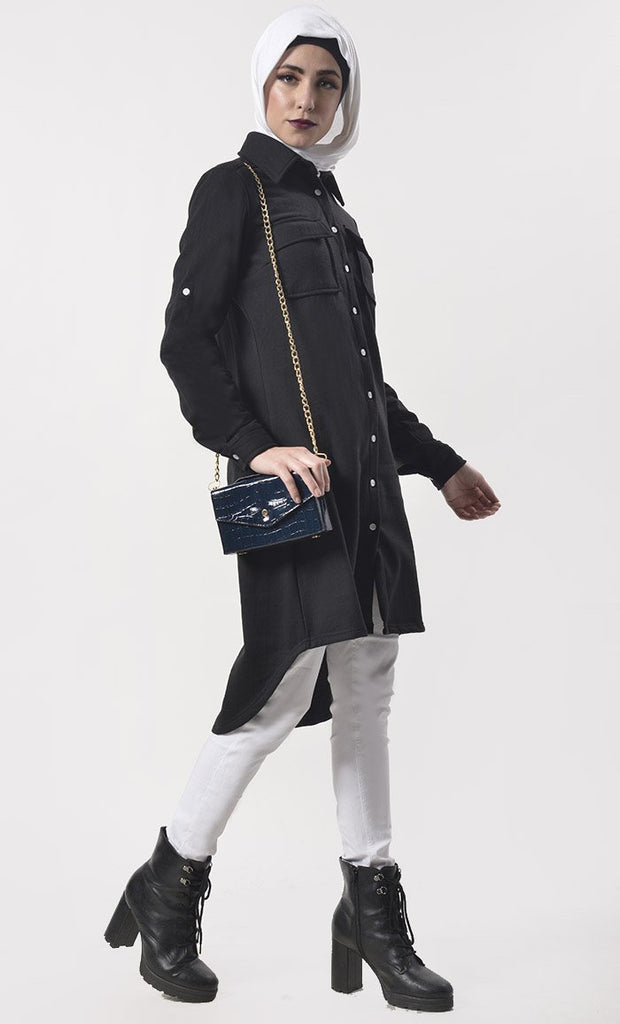 Everyday Wear Basic Tunic With Pant Set - EastEssence.com