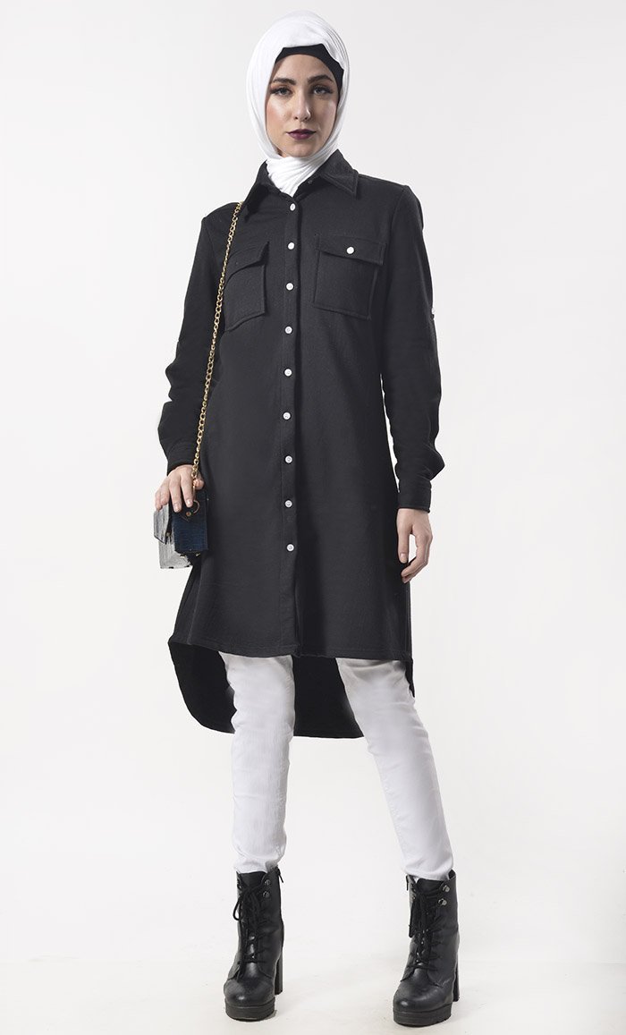 Everyday Wear Basic Tunic With Pant Set - EastEssence.com