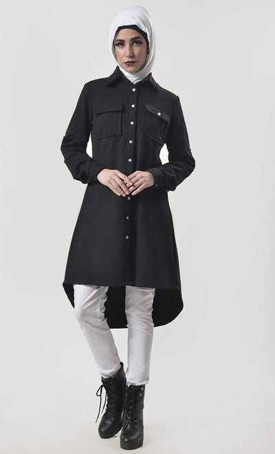 Everyday Wear Basic Tunic With Pant Set - EastEssence.com