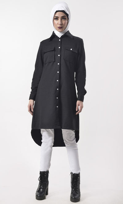 Everyday Wear Basic Tunic With Pant Set - EastEssence.com