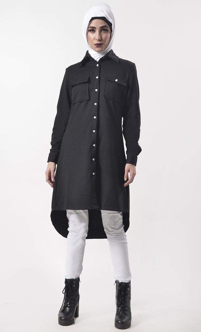 Everyday Wear Basic Tunic With Pant Set - EastEssence.com