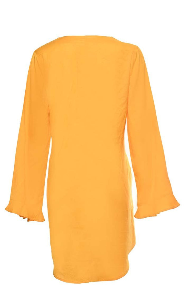 Everyday Wear Basic Yellow Comfortable Tunic - EastEssence.com