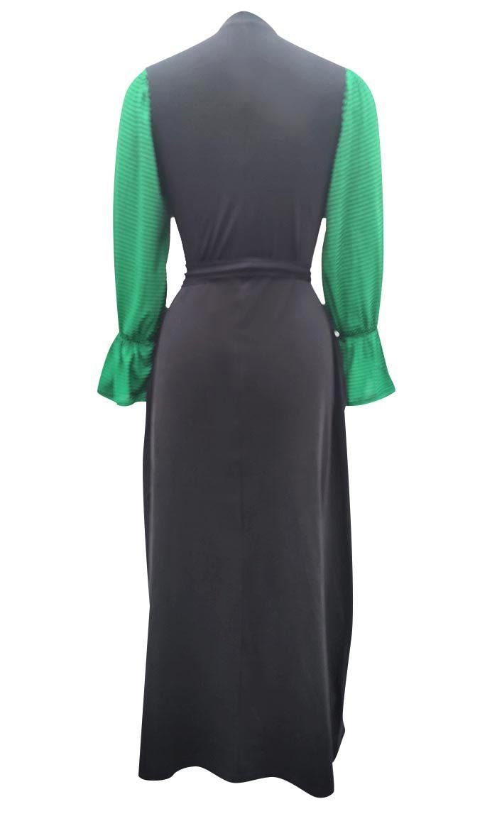 Wear Black Cotton Jersey Abaya With Pockets