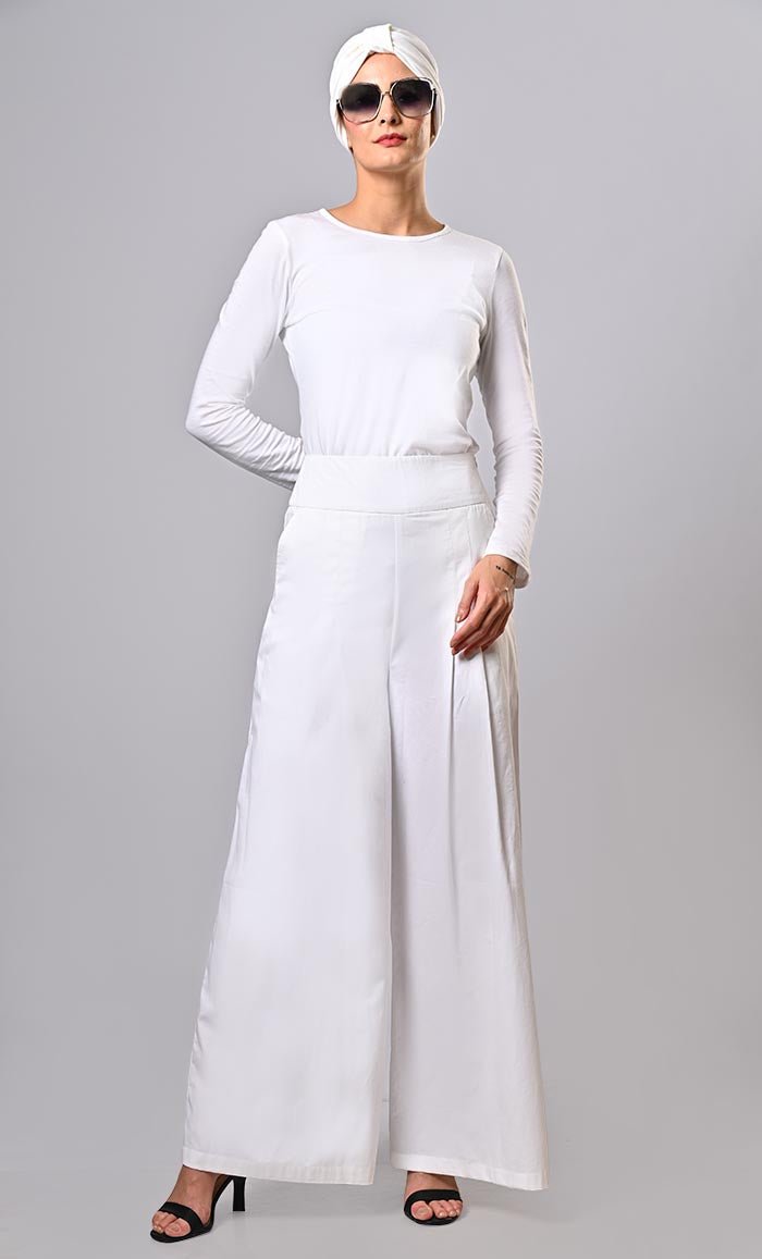 Everyday wear comfortable Islamic modest twill pants with pockets - EastEssence.com