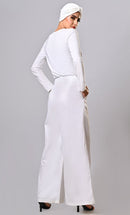 Everyday wear comfortable Islamic modest twill pants with pockets - EastEssence.com
