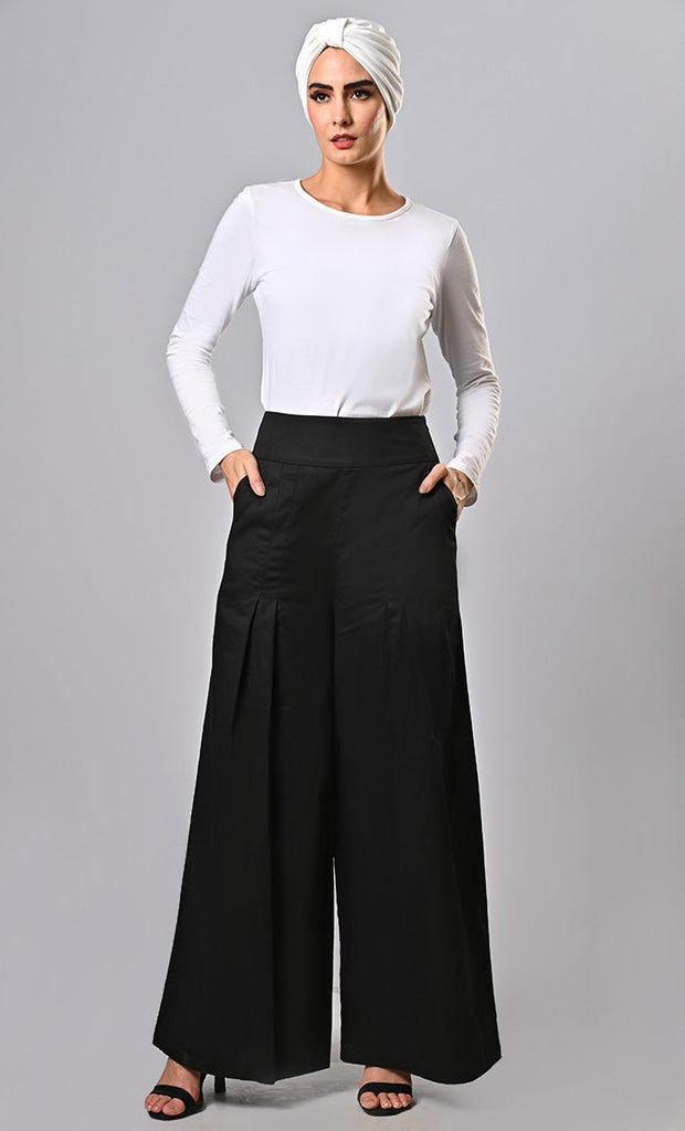 Islamic modest twill pants with pockets